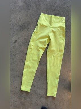 aerie  Neon Lime Yellow Leggings